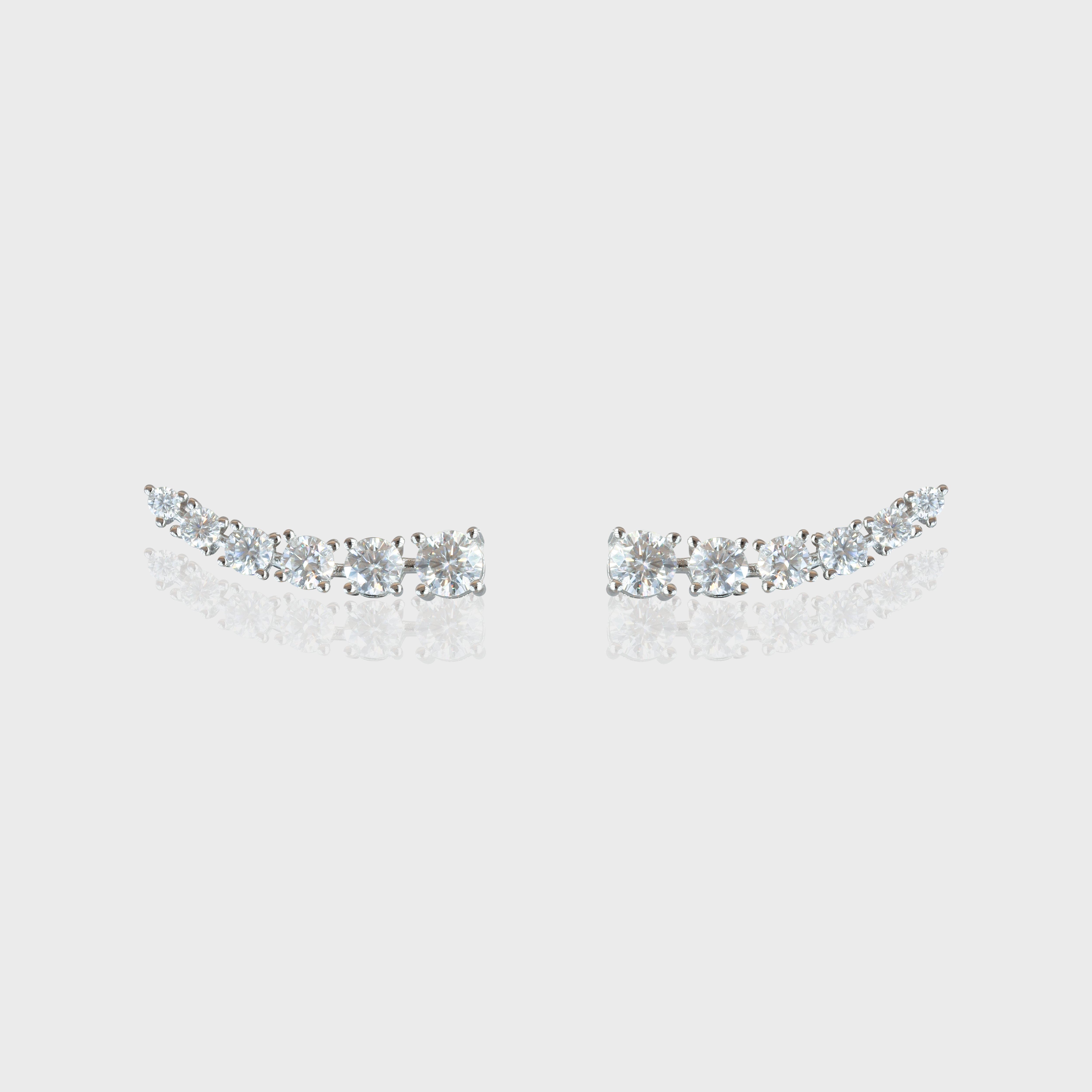 - The Sparkle Moissanite Earrings -