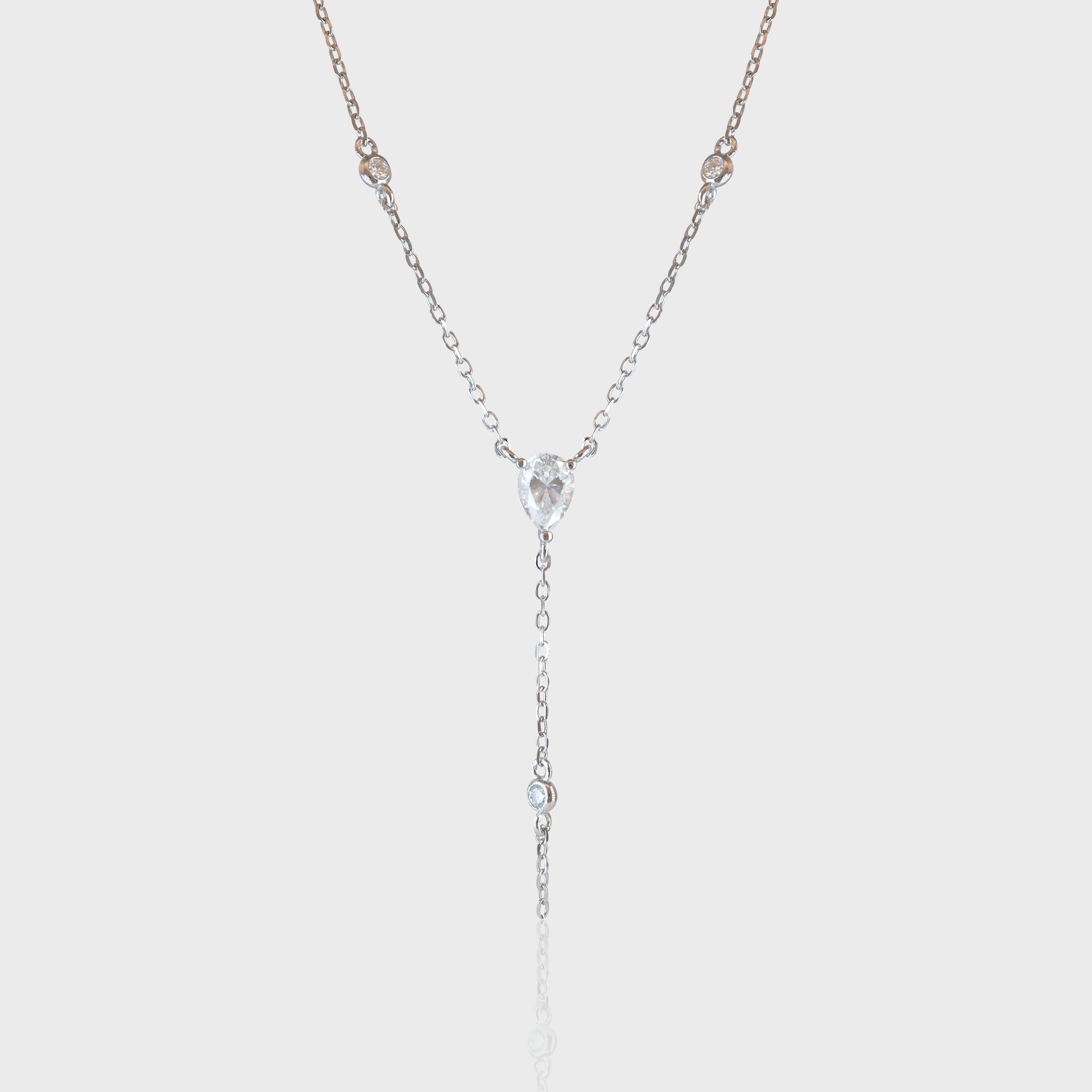 - The Charm Moissanite Necklace -