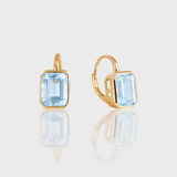 - The Azure Blue Topaz Earrings -