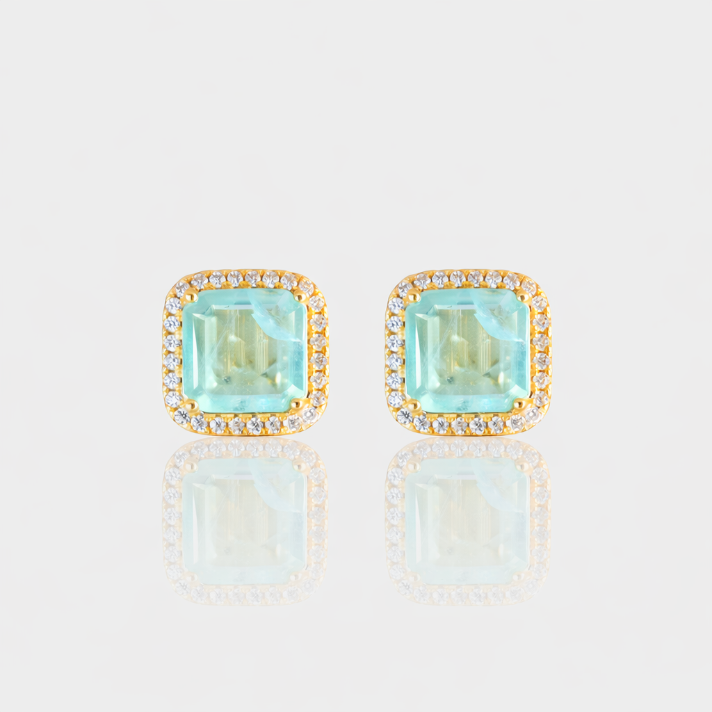 - The Jardin Moissanite Earrings -