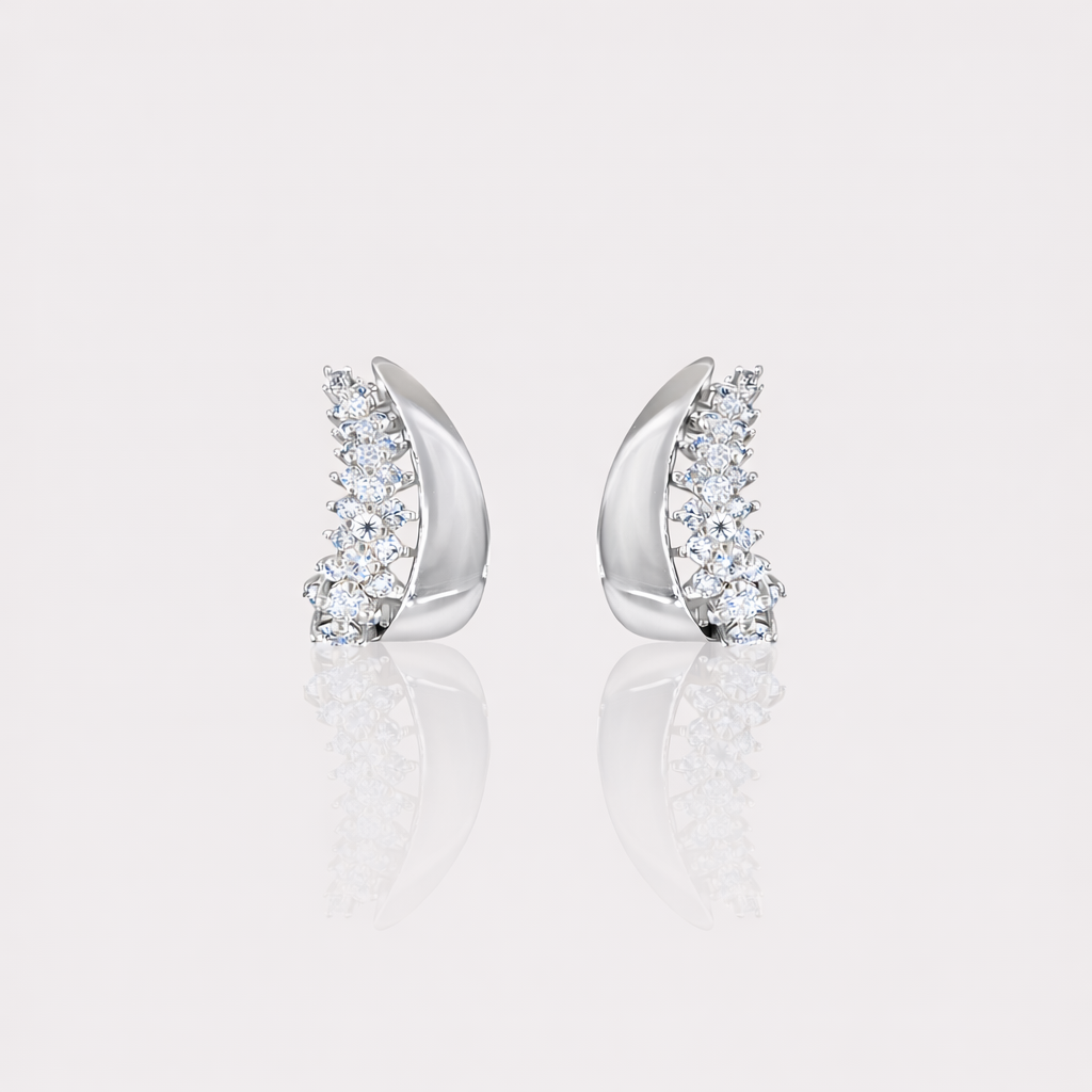 - The Majestic Moissanite Earrings -