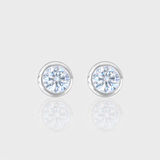 - The Soleil 4mm Moissanite Earrings -