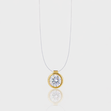 - The Soleil 10mm Moissanite Necklace -