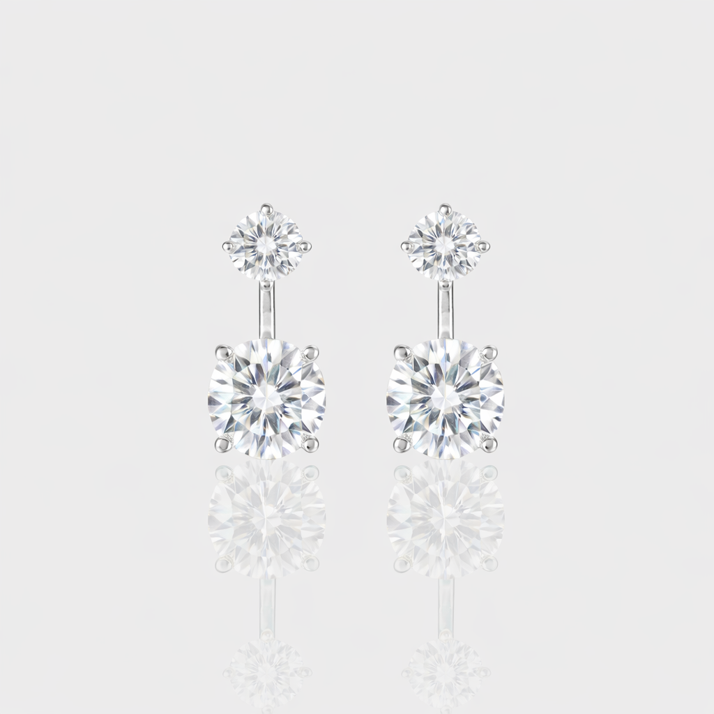 - The Sublime Moissanite Earrings -