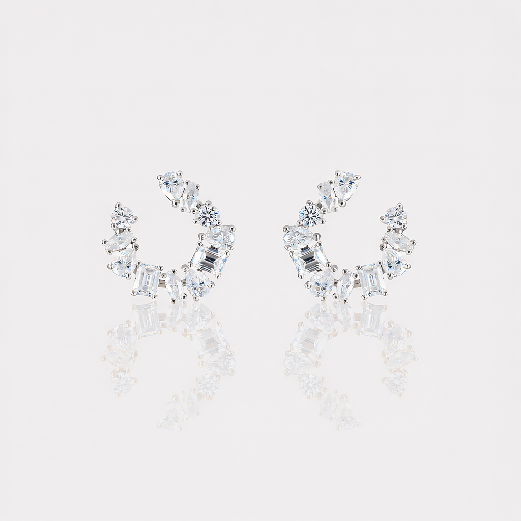 - The Supreme Moissanite Earrings -