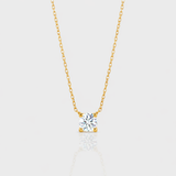 - The Basic 5mm Moissanite Necklace -