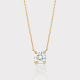 - The Classic 9mm Moissanite Necklace -