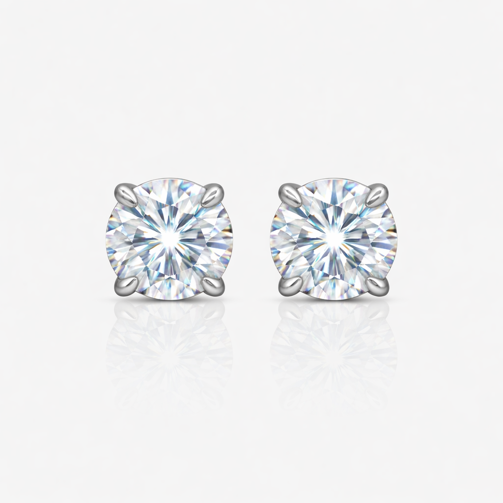 - The Must Have 7mm Moissanite Earrings -