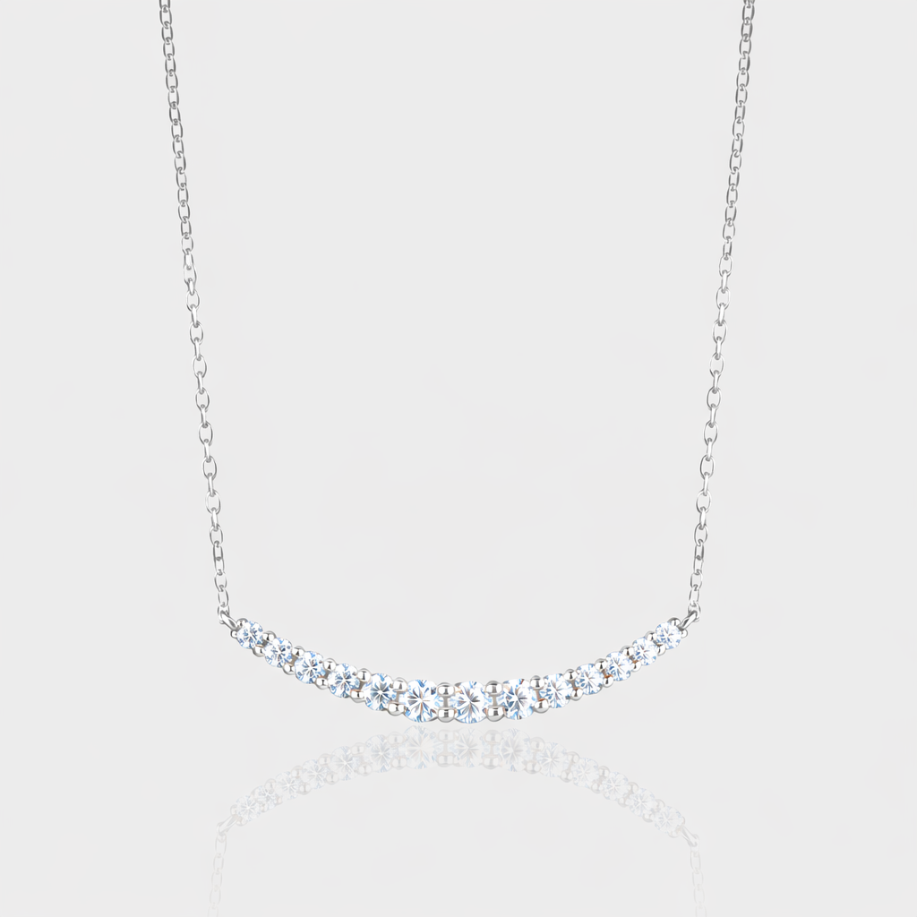 - The Sparkle Moissanite Necklace -