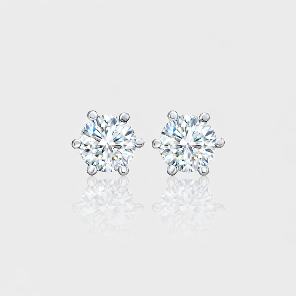 - The Tiny 3mm Moissanite Earrings -
