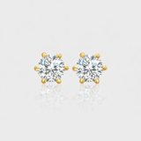- The Tiny 3mm Moissanite Earrings -